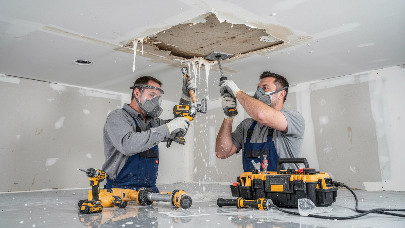 Ceiling Water Damage Repair